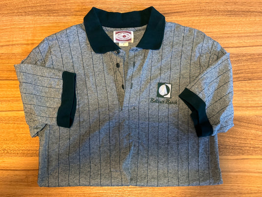 Vintage Time Sqaure Knit Polo Medium