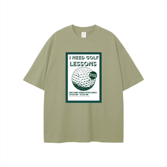I NEED GOLF LESSONS TEE