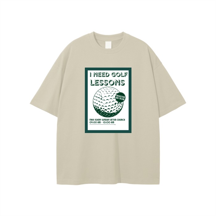 I NEED GOLF LESSONS TEE